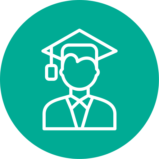 Illustration of diverse students with compasses